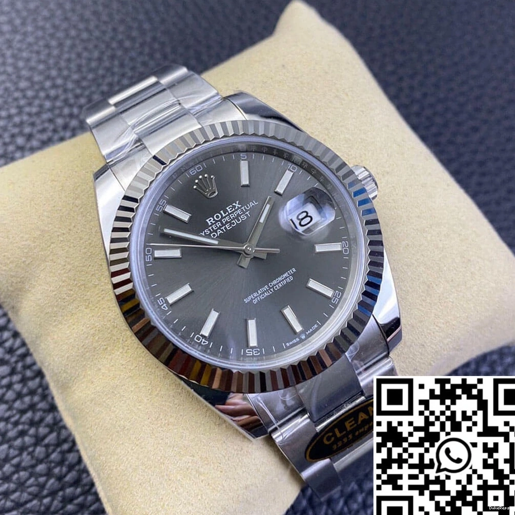 M126334-0013 Grey Dial Factory Rolex Datejust Clean 0812